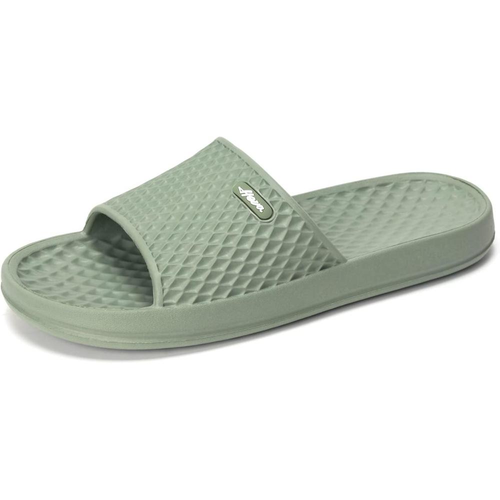 imageFUNKYMONKEY Mens Bathroom Shower Slippers Indoor Home Beach Non Slip SandalAqua Green