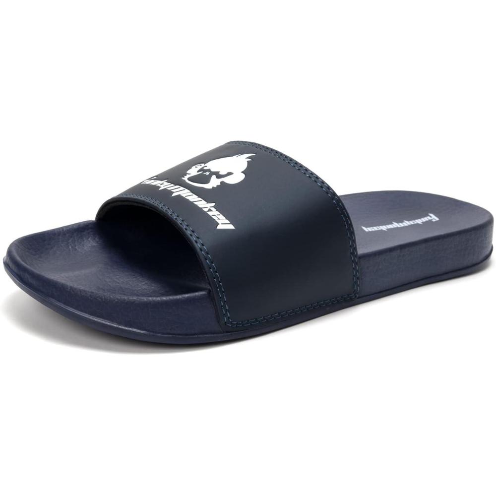 imageFUNKYMONKEY Slides for Men Indoor ampamp Outdoor Comfort Casual SandalsNavy