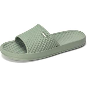 FUNKYMONKEY Mens Bathroom Shower Slippers Indoor Home Beach Non Slip Sandal(Aqua Green)