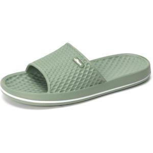 FUNKYMONKEY Mens Bathroom Shower Slippers Indoor Home Beach Non Slip Sandal(Aqua Green/Mb)