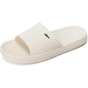 FUNKYMONKEY Mens Bathroom Shower Slippers Indoor Home Beach Non Slip Sandal(Beige)