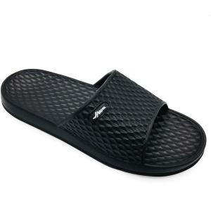FUNKYMONKEY Mens Bathroom Shower Slippers Indoor Home Beach Non Slip Sandal(Black)