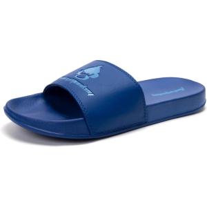 FUNKYMONKEY Slides for Men, Indoor & Outdoor Comfort Casual Sandals(Royal Blue)
