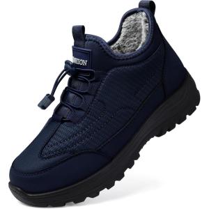 TEMOFON Snow Boots for Women Winter: Waterproof Slip On Fur Warm Woman Shoes 2025 – Walking Comfortable Ankle Booties(2887 Blue)