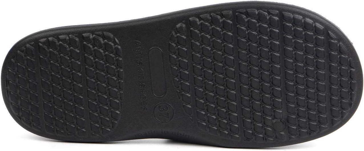 image:imageFUNKYMONKEY Womens Bathroom Shower Slippers Indoor Home Beach Non Slip SandalBlackFmb