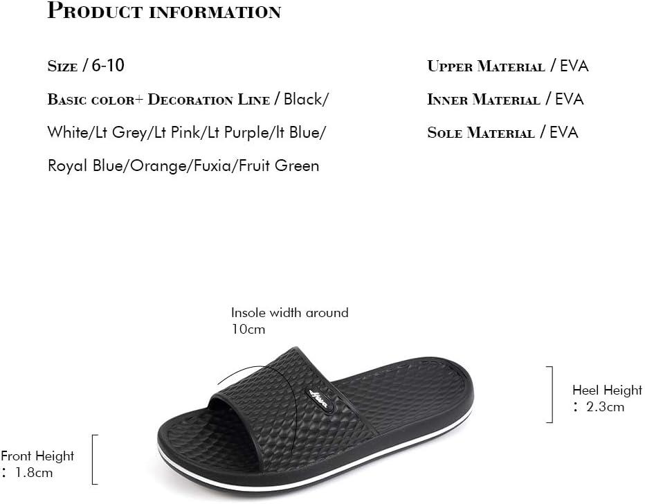 image:imageFUNKYMONKEY Womens Bathroom Shower Slippers Indoor Home Beach Non Slip SandalBlackFmb