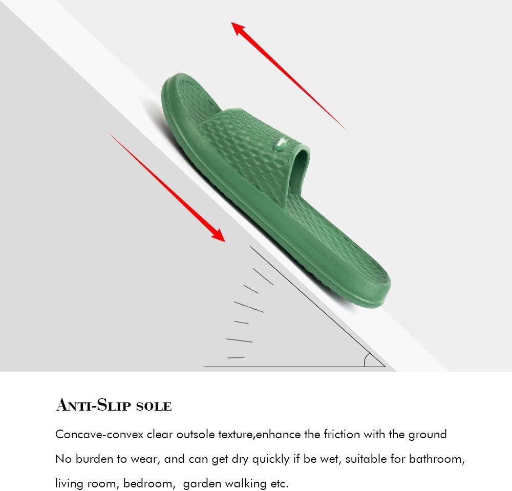 image:imageFUNKYMONKEY Womens Bathroom Shower Slippers Indoor Home Beach Non Slip SandalFruit Green