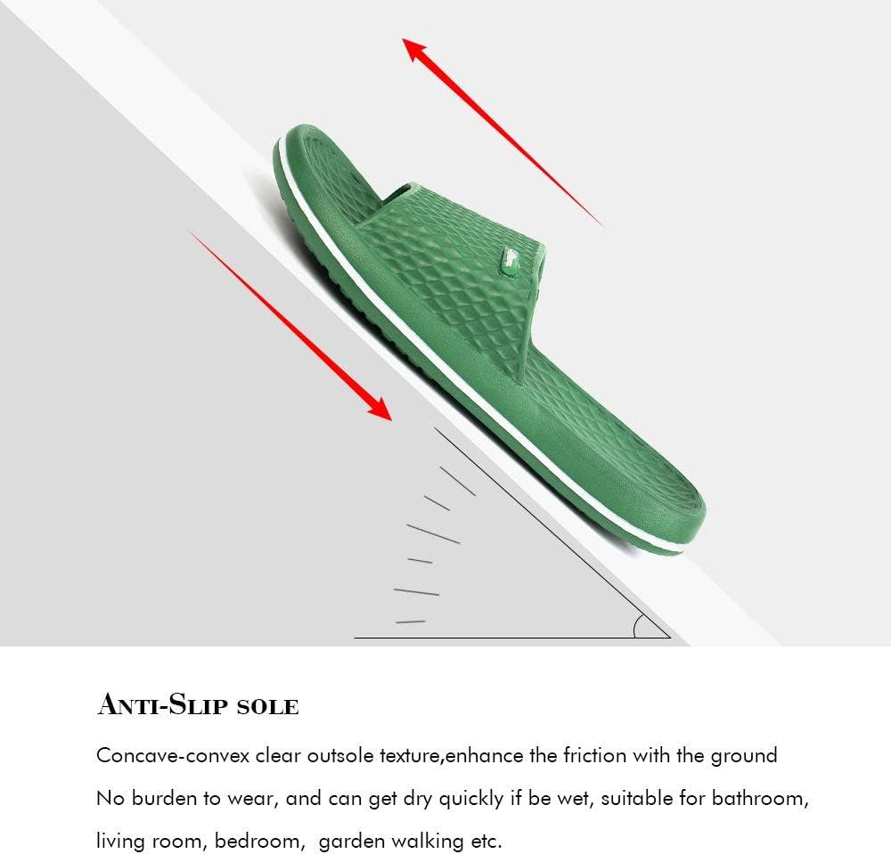 image:imageFUNKYMONKEY Womens Bathroom Shower Slippers Indoor Home Beach Non Slip SandalFruit GreenFmb