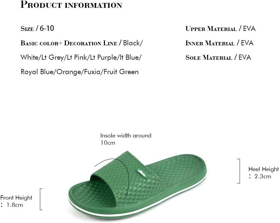 image:imageFUNKYMONKEY Womens Bathroom Shower Slippers Indoor Home Beach Non Slip SandalFruit GreenFmb