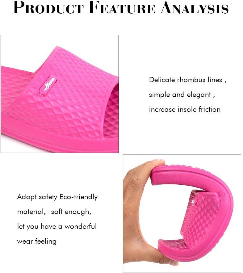 image:imageFUNKYMONKEY Womens Bathroom Shower Slippers Indoor Home Beach Non Slip SandalFuxia