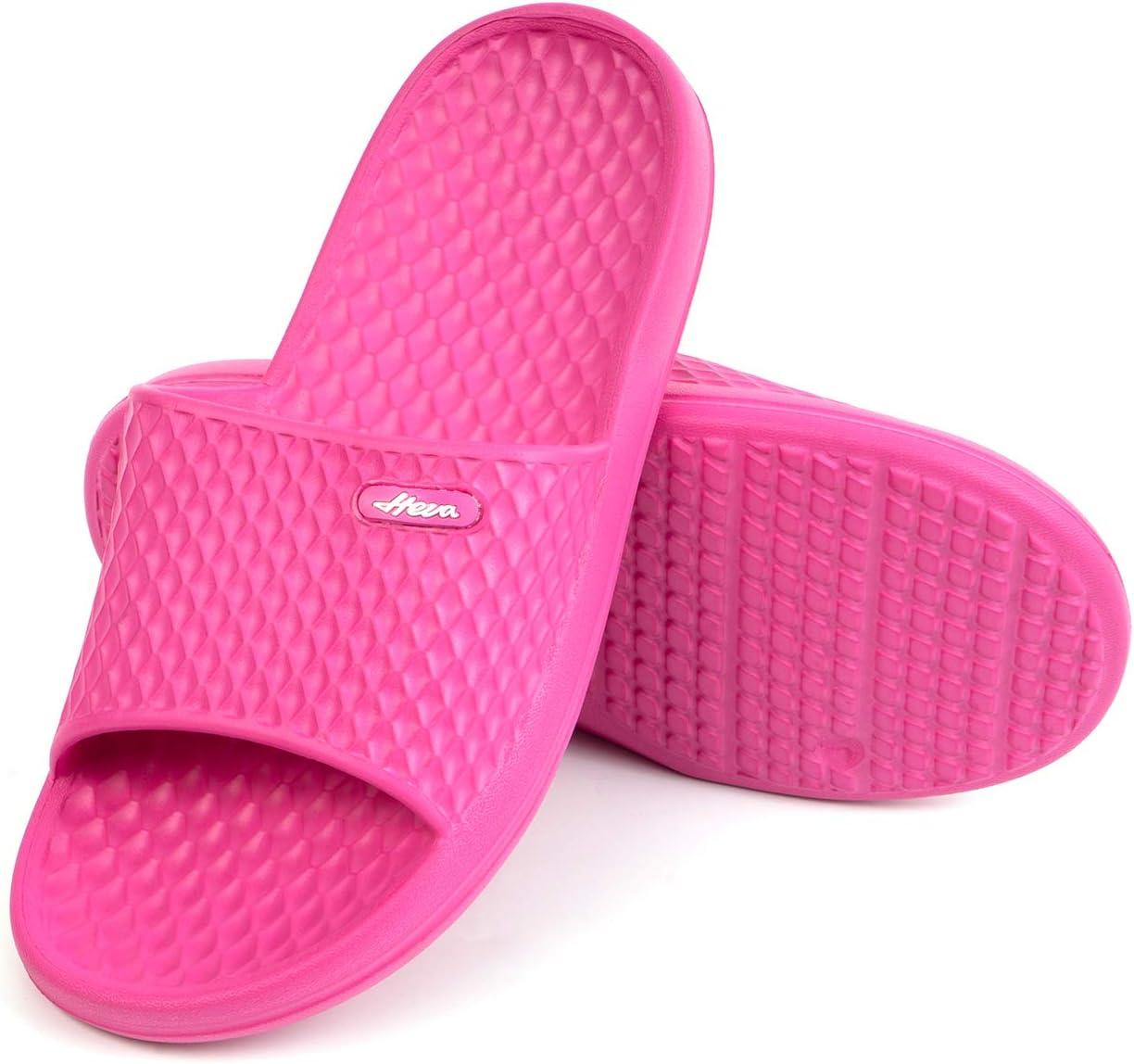 image:imageFUNKYMONKEY Womens Bathroom Shower Slippers Indoor Home Beach Non Slip SandalFuxia