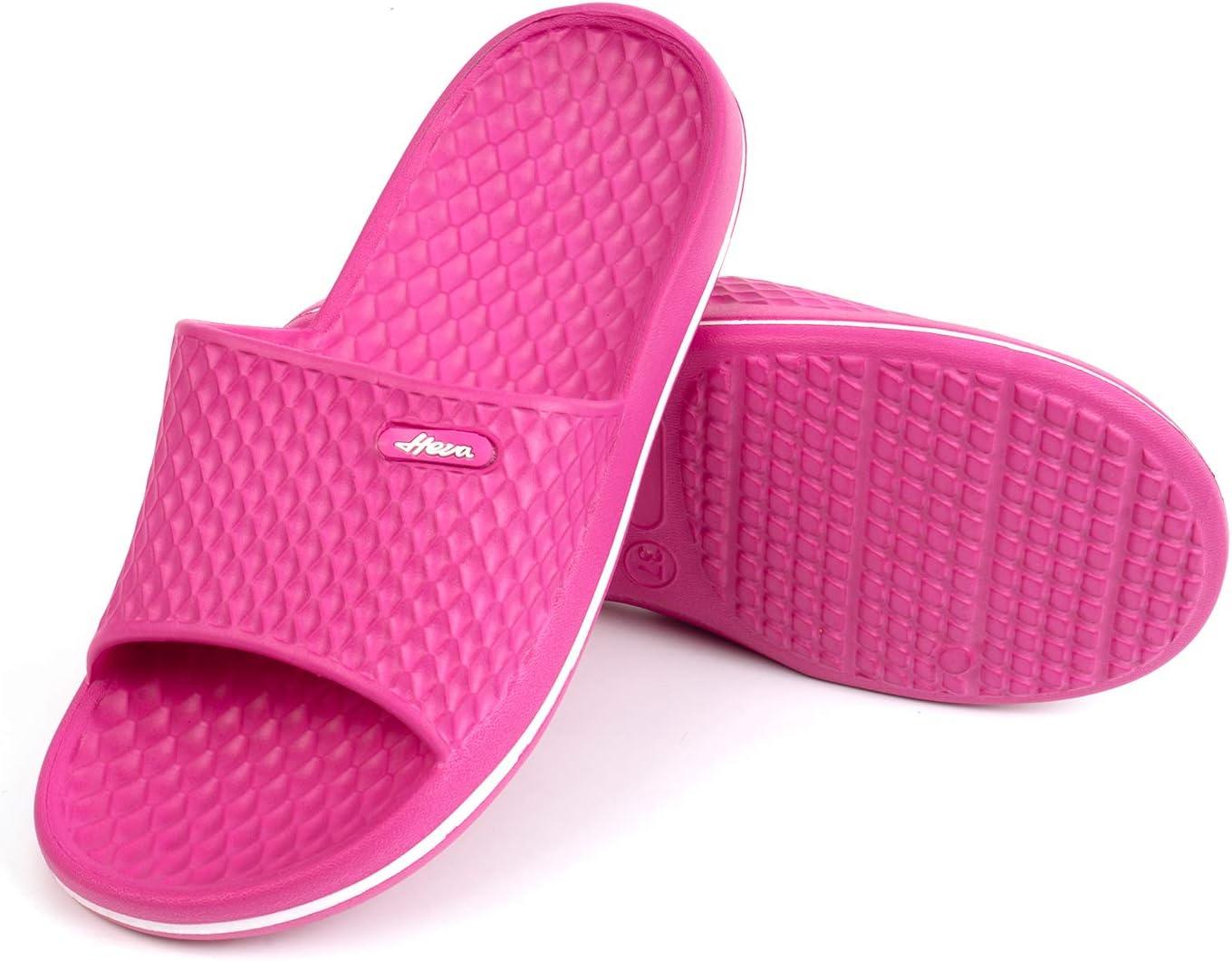 image:imageFUNKYMONKEY Womens Bathroom Shower Slippers Indoor Home Beach Non Slip SandalFuxiaFmb