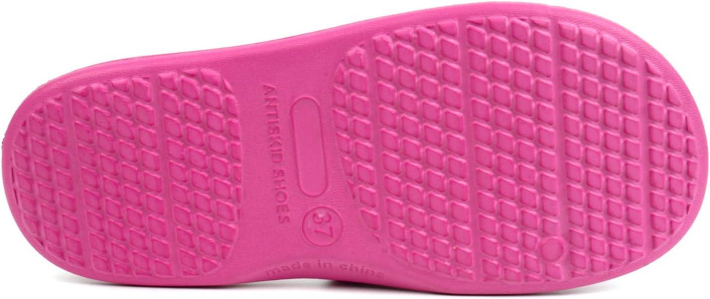 image:imageFUNKYMONKEY Womens Bathroom Shower Slippers Indoor Home Beach Non Slip SandalFuxiaFmb