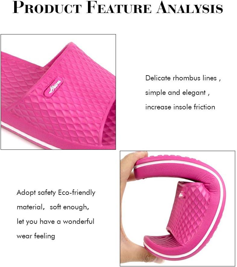 image:imageFUNKYMONKEY Womens Bathroom Shower Slippers Indoor Home Beach Non Slip SandalFuxiaFmb