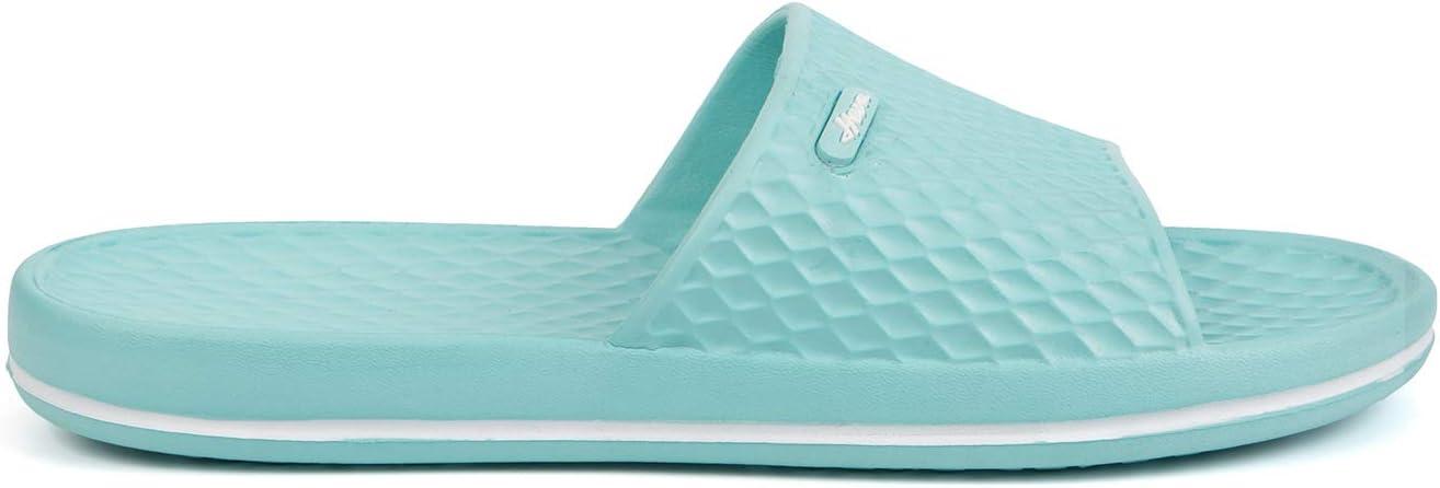 image:imageFUNKYMONKEY Womens Bathroom Shower Slippers Indoor Home Beach Non Slip SandalLt BlueFmb