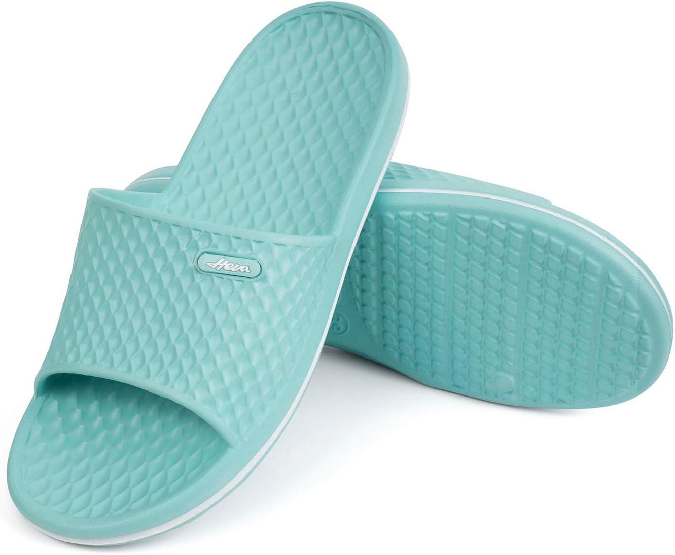 image:imageFUNKYMONKEY Womens Bathroom Shower Slippers Indoor Home Beach Non Slip SandalLt BlueFmb