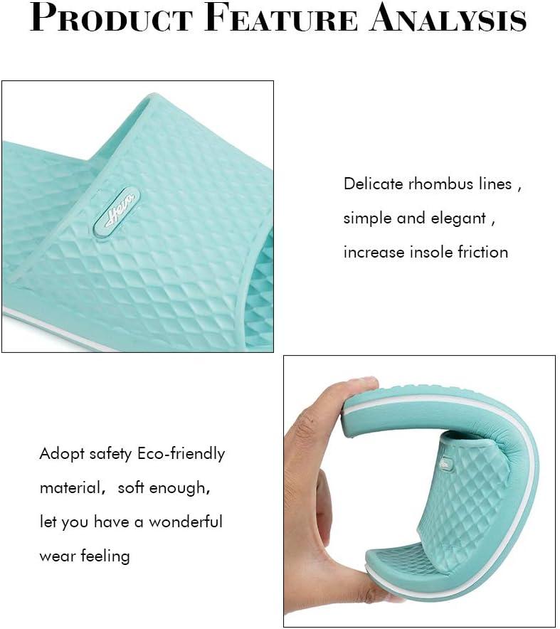 image:imageFUNKYMONKEY Womens Bathroom Shower Slippers Indoor Home Beach Non Slip SandalLt BlueFmb
