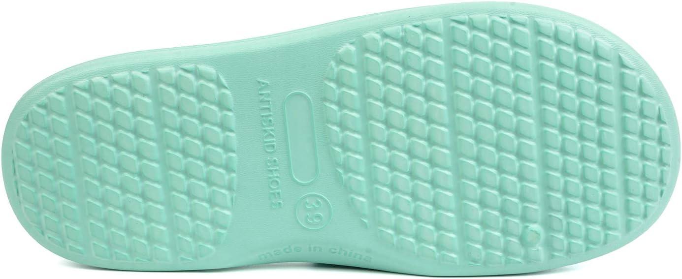image:imageFUNKYMONKEY Womens Bathroom Shower Slippers Indoor Home Beach Non Slip SandalLt Cyan