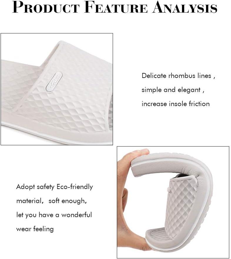 image:imageFUNKYMONKEY Womens Bathroom Shower Slippers Indoor Home Beach Non Slip SandalLt GreyFmb