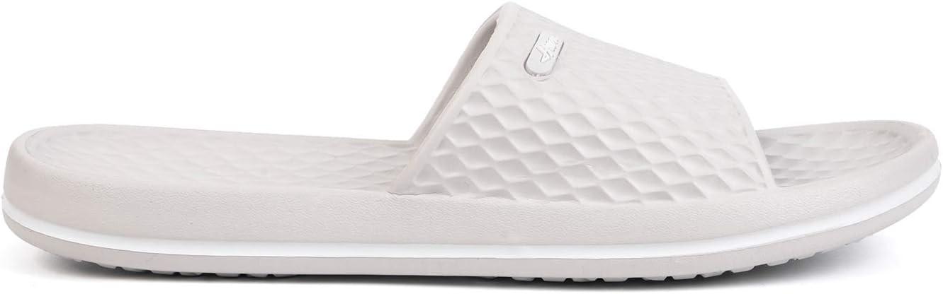 image:imageFUNKYMONKEY Womens Bathroom Shower Slippers Indoor Home Beach Non Slip SandalLt GreyFmb