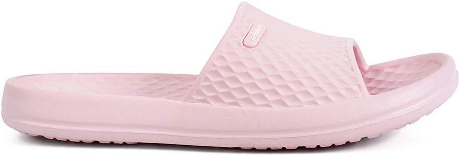 image:imageFUNKYMONKEY Womens Bathroom Shower Slippers Indoor Home Beach Non Slip SandalLt Pink