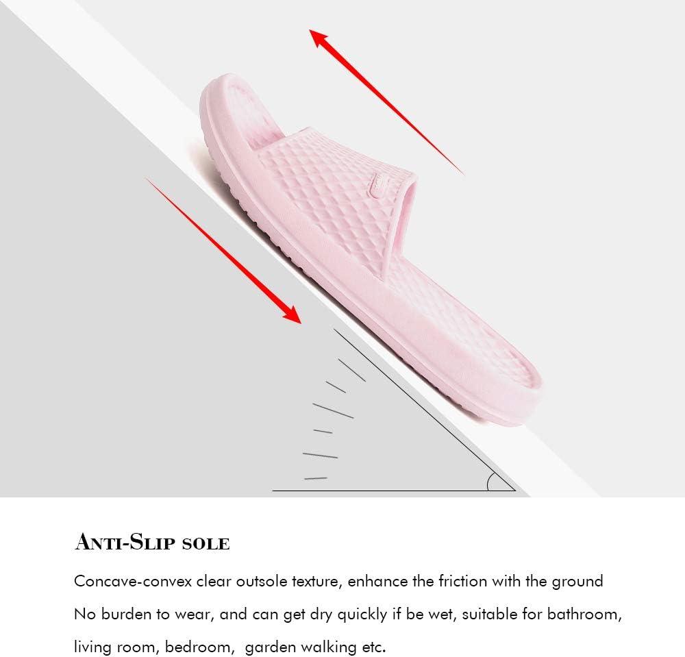 image:imageFUNKYMONKEY Womens Bathroom Shower Slippers Indoor Home Beach Non Slip SandalLt Pink