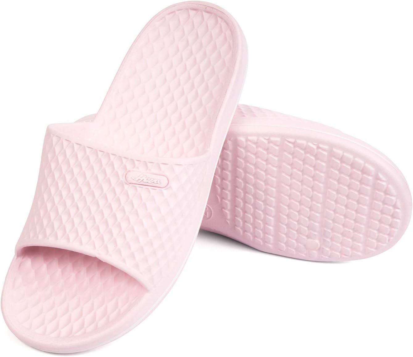 image:imageFUNKYMONKEY Womens Bathroom Shower Slippers Indoor Home Beach Non Slip SandalLt PinkFmb