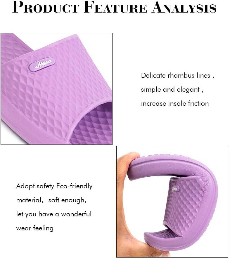 image:imageFUNKYMONKEY Womens Bathroom Shower Slippers Indoor Home Beach Non Slip SandalLt Purple