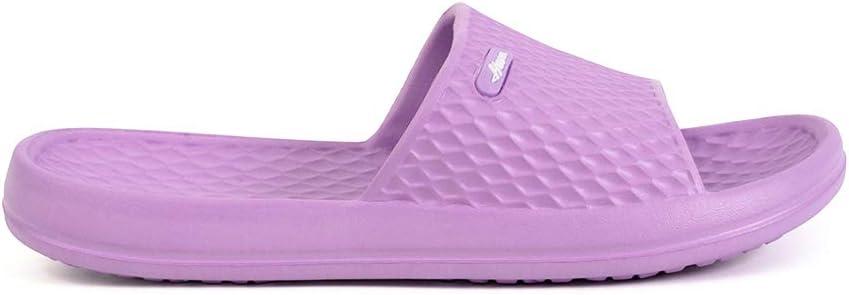 image:imageFUNKYMONKEY Womens Bathroom Shower Slippers Indoor Home Beach Non Slip SandalLt Purple