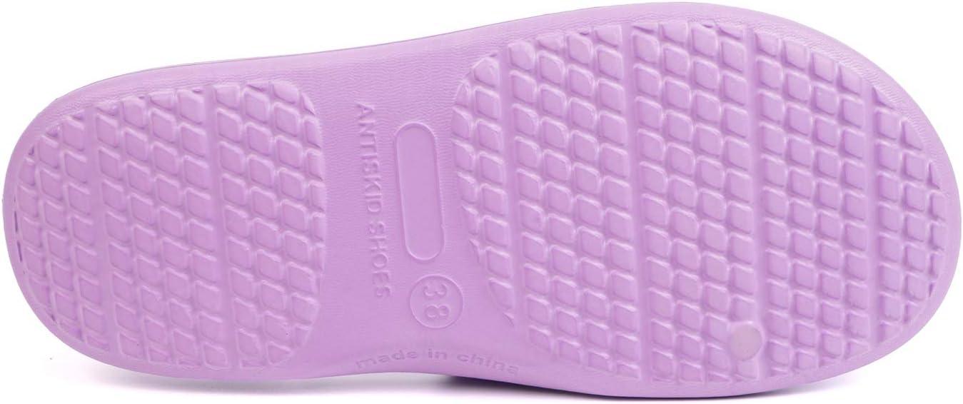 image:imageFUNKYMONKEY Womens Bathroom Shower Slippers Indoor Home Beach Non Slip SandalLt PurpleFmb