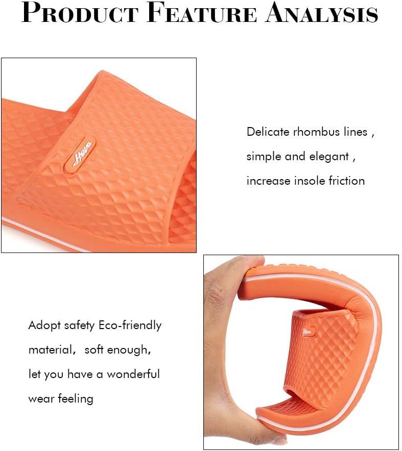 image:imageFUNKYMONKEY Womens Bathroom Shower Slippers Indoor Home Beach Non Slip SandalOrangeFmb