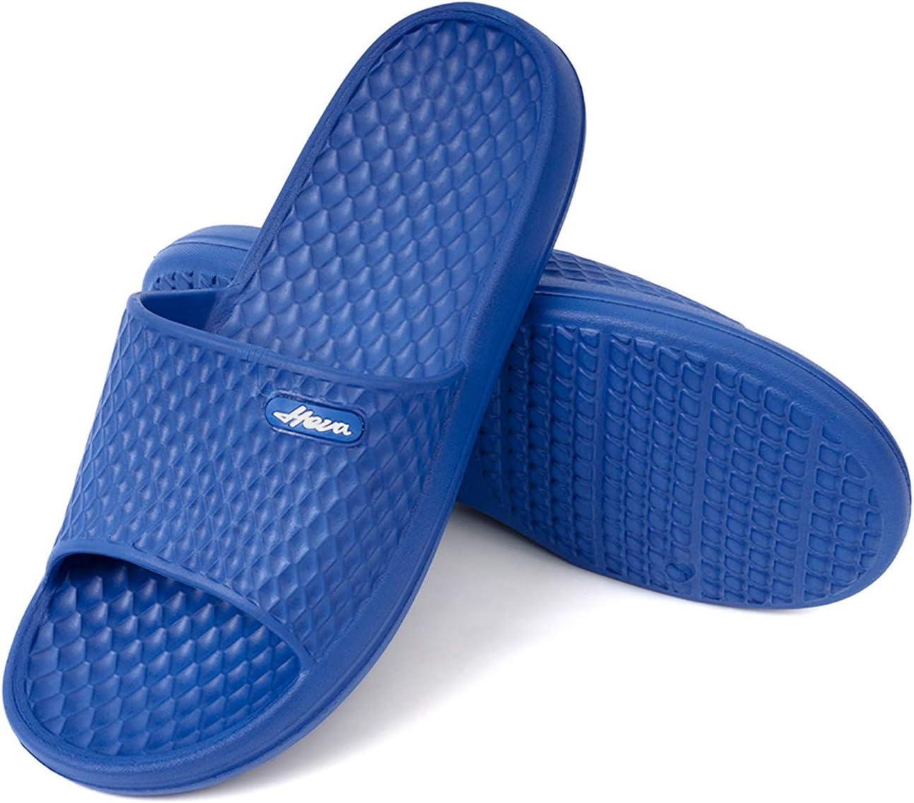 image:imageFUNKYMONKEY Womens Bathroom Shower Slippers Indoor Home Beach Non Slip SandalRoyal Blue