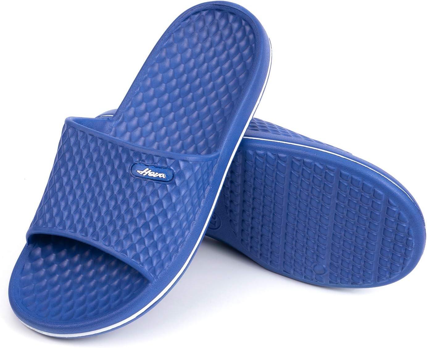 image:imageFUNKYMONKEY Womens Bathroom Shower Slippers Indoor Home Beach Non Slip SandalRoyal BlueFmb