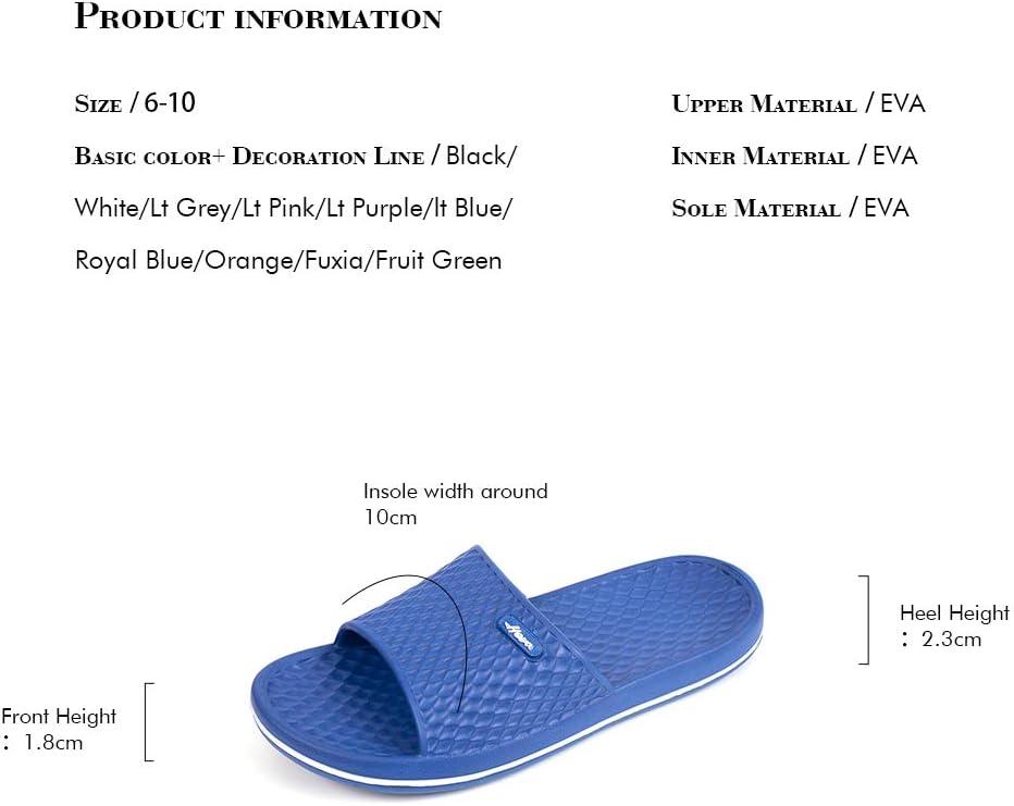 image:imageFUNKYMONKEY Womens Bathroom Shower Slippers Indoor Home Beach Non Slip SandalRoyal BlueFmb