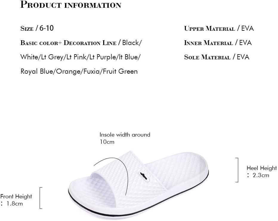 image:imageFUNKYMONKEY Womens Bathroom Shower Slippers Indoor Home Beach Non Slip SandalWhiteFmb