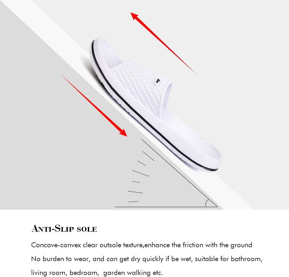 image:imageFUNKYMONKEY Womens Bathroom Shower Slippers Indoor Home Beach Non Slip SandalWhiteFmb