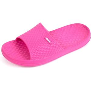 FUNKYMONKEY Womens Bathroom Shower Slippers Indoor Home Beach Non Slip Sandal(Fuxia)
