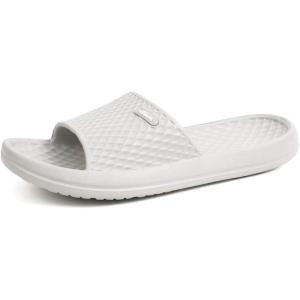 FUNKYMONKEY Womens Bathroom Shower Slippers Indoor Home Beach Non Slip Sandal(Lt Grey)