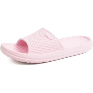 FUNKYMONKEY Womens Bathroom Shower Slippers Indoor Home Beach Non Slip Sandal(Lt Pink)