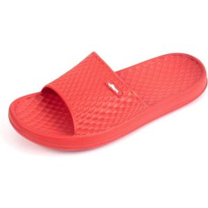 FUNKYMONKEY Womens Bathroom Shower Slippers Indoor Home Beach Non Slip Sandal(Red)